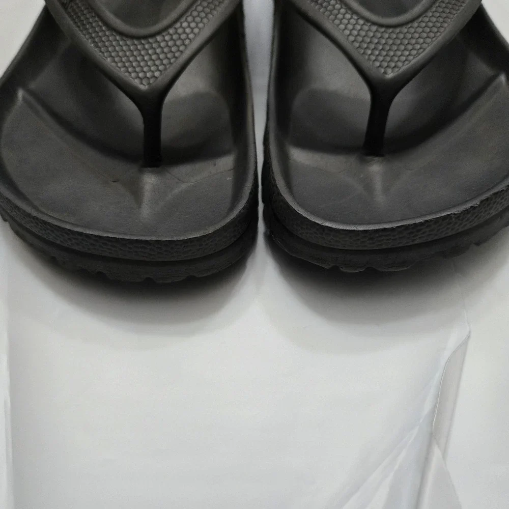 Birkenstock Honolulu EVA Flip Flop Women 9 Black Beach Pool Sandal Lightweight